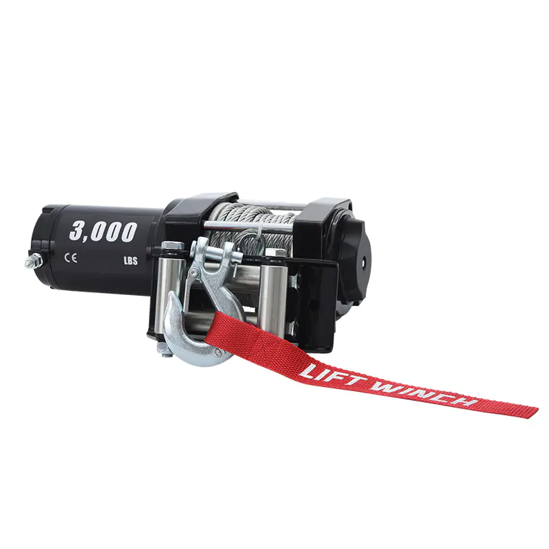 P3000-1D 12V All-terrain capabilities 3000lbs Electric ATV/UTV Winch